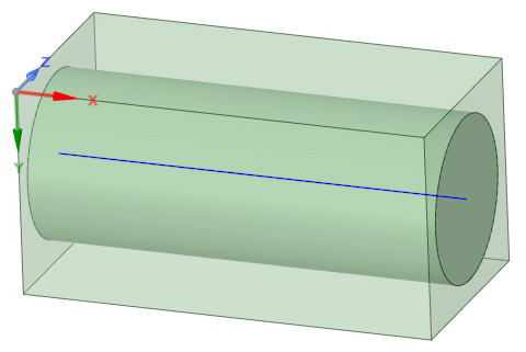 図1:MDを使用して調査したUD材料RVE (方形パターンの繊維)