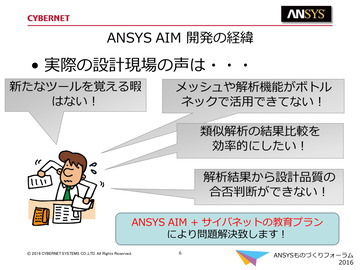 Ansys AIM 開発の経緯