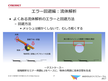 エラー回避編 : 流体解析