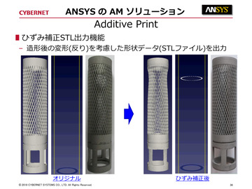 Additive Print<br>ひずみ補正STL出力機能