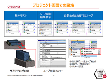 14 プロジェクト画面での設定