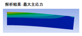 解析結果：最大主応力