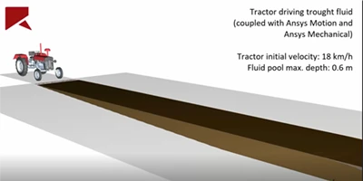 流体力による弾性変形