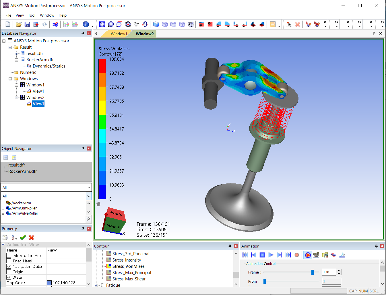 Ansys Motion GUI