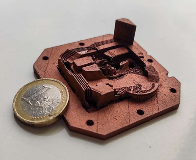 図12：Amnovis社［4］によって3DプリントされたジェネレーティブデザインのCPUクーラーモデル