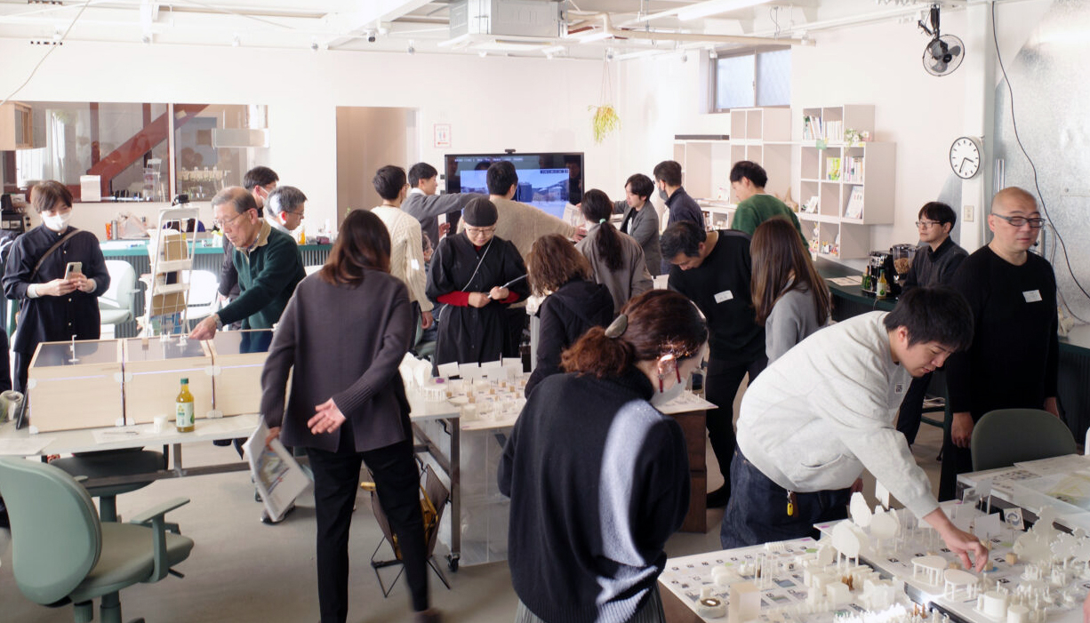 曳舟駅周辺エリアを対象としたワークショップ風景