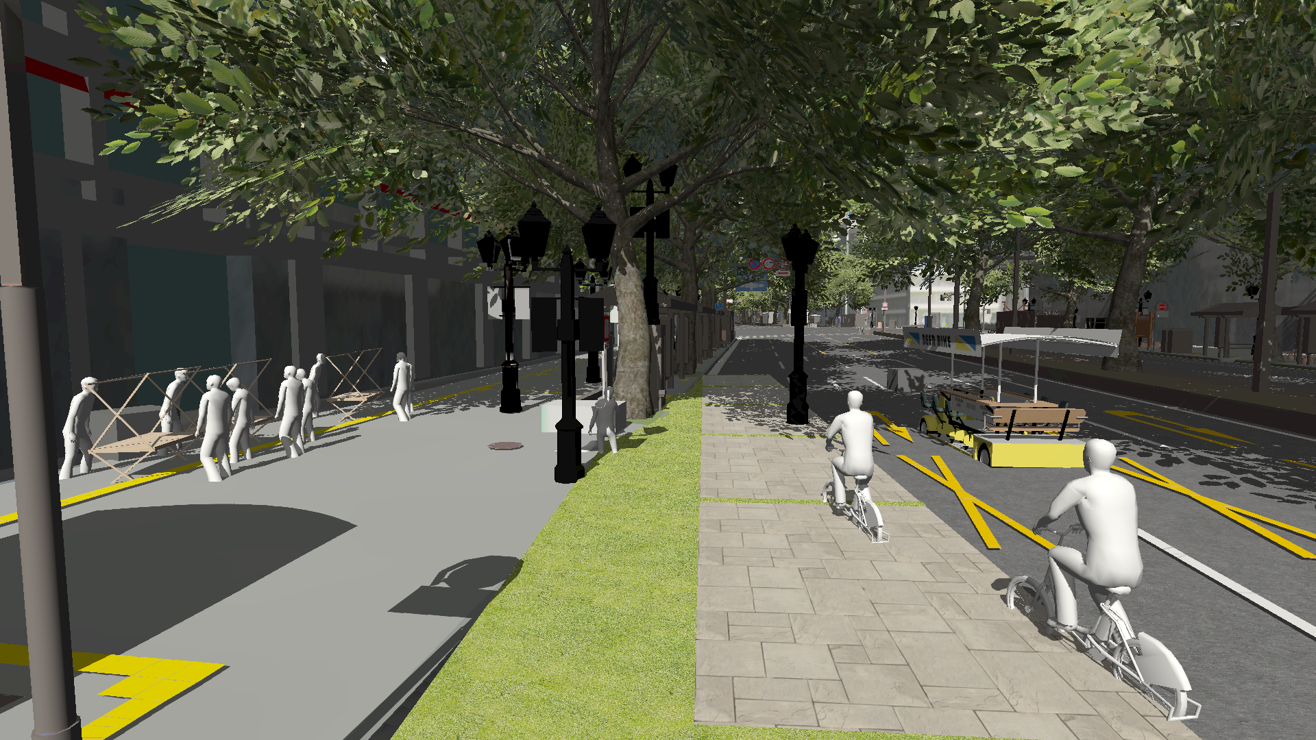 車線減少パターンの検討