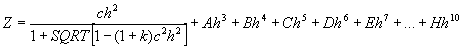 奇数次非球面(Odd power polynomial asphere)01
