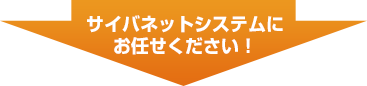 サイバネットシステムにお任せください！