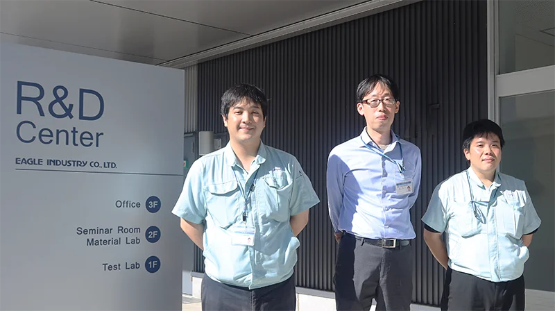 イーグル工業株式会社 德永 雄一郎 様・井村 忠継 様・鈴木 啓志 様